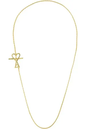 Ami Kettingen - Metal Adc 2 In 1 Chain Necklace in