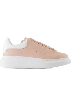Alexander McQueen Low-Top Sneakers - Oversized Sneakers With Smooth Calfskin Upper in