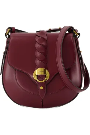 Isabel Marant Hobo bags - Altay Small Gd Crossbody - Leather - Burgundy in