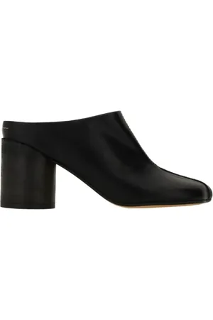 Maison Margiela Sandalen - Black Leather Sabot in