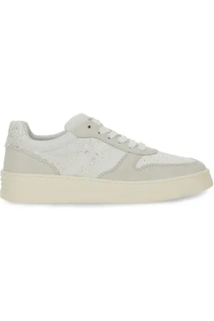Hogan Low-Top Sneakers - Textured Leather Sneakers in