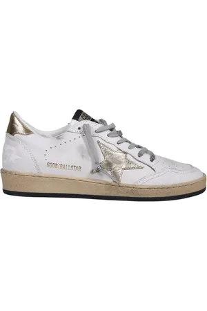 Golden Goose Low-Top Sneakers - Ballstar Leather Sneakers in