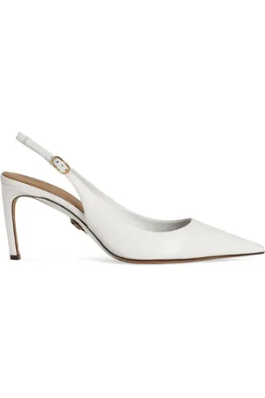 Dolce & Gabbana Hoge hakken - Pointed Toe Slingback Heels With Delicate Buckle D in