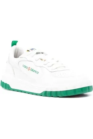 Casablanca Low-Top Sneakers - Court Leather Sneakers in