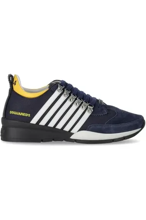 Dsquared2 Low-Top Sneakers - Legenday Navy Blue Yellow Sneaker Blue in