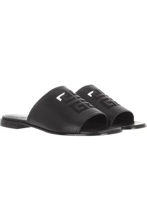 Givenchy Slippers & Mules - 4G Flat Sandals Leather in