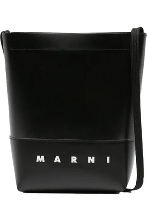 Marni Hobo bags - Pelletteria Uomo Shoulder Bag - Synthetic - Black in