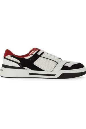 Dolce & Gabbana Low-Top Sneakers - Leather And Mesh Sneaker in