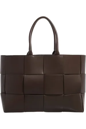 Bottega Veneta Shoppers - Chocolate Medium Arco Shopping Bag in