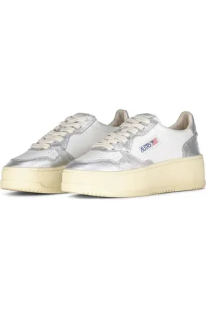 Autry Low-Top Sneakers - Plateau Sneaker aus Leder in