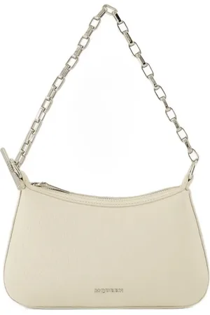 Alexander McQueen Crossbody bags - T-Bar Mini Handbag - Leather - Cream in