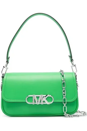 Michael Kors Hobo bags - Green Parker Medium Shoulder Bag In Leather in