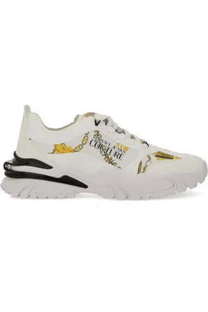 VERSACE Low-Top Sneakers - Chunky Sole Sneakers With Prominent Logo in