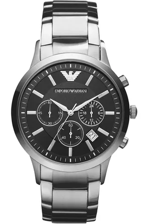 Emporio Armani Horloges - Two-Hand Stainless Steel Watch in