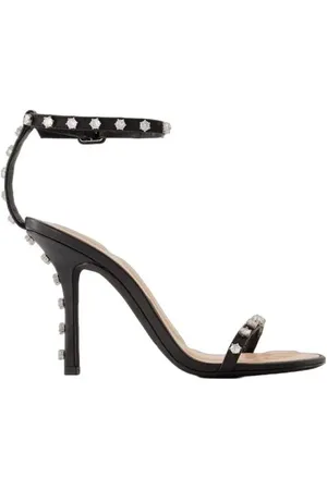 Alexander Wang Sandalen - Nicki 105 Heeled Sandals - Leather - Black in