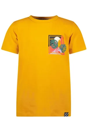 B.Nosy Jongens t-shirt Kamil Sunflower
