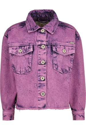Vingino Meiden denim vest Tanja Overdye Flower