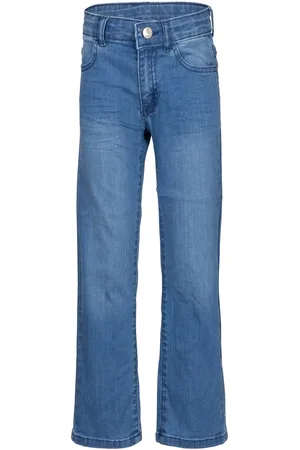 DDD Meiden jeans Hili Wid Leg Fit Mid Blue