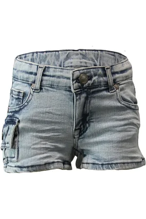 DDD Meisjes korte jeans Yeye Light Blue