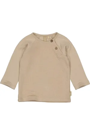 LEVV Newborn baby jongens shirt Zac Brown Tan