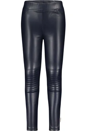 B.Nosy Meisjes leatherlook legging met knie details