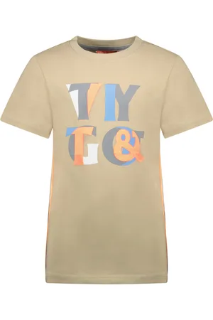 TYGO & vito Jongens t-shirt met print en tape