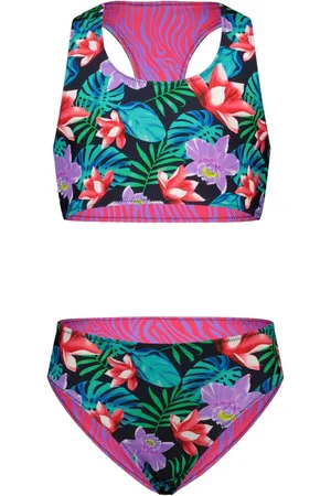 B.Nosy Meisjes reversible bikini Sporty Active Flower