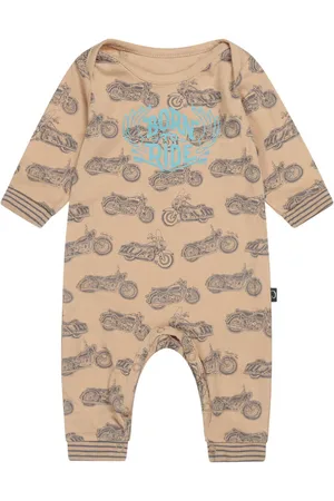 Charlie Choe Baby jongens pyjama aop Born to Ride Sand