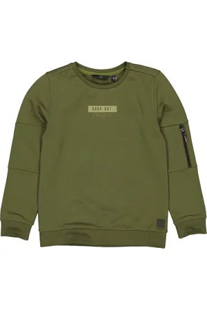 LEVV Jongens sweater Albert Olive Dust
