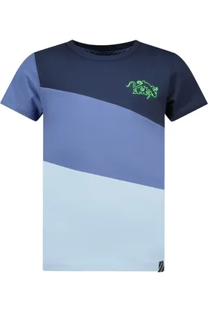 B.Nosy Jongens t-shirt colorblock Gecko Navy