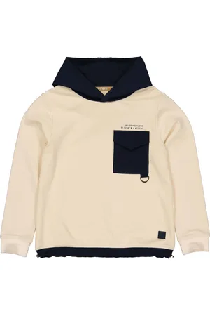 LEVV Jongens hoodie Alfred Cream Cotton
