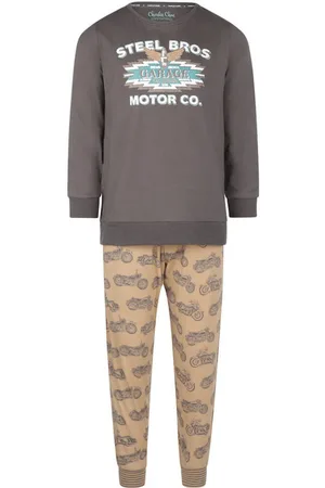 Charlie Choe Jongens pyjama Steel Bros Dark