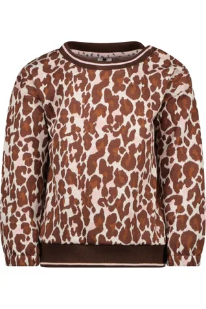 B.Nosy Baby meisjes sweater Lucky Leopard