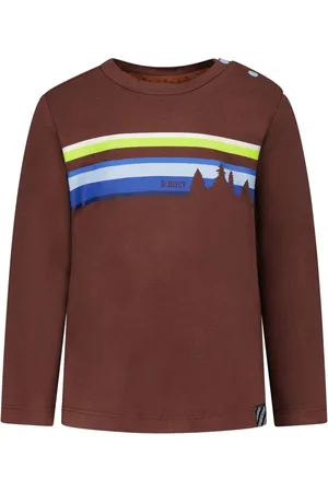 B.Nosy Baby jongens shirt met horizontale strepen Hazel