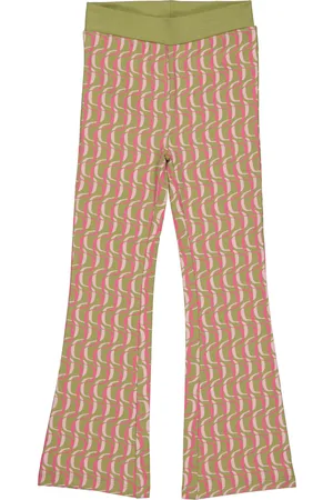 Quapi Meisjes flared pants Bura aop Stripe