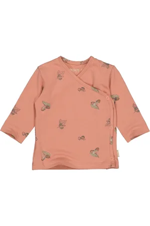 Quapi Newborn baby meisjes shirt Robin aop Rose Nuts