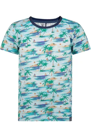 B.Nosy Jongens t-shirt Palmtree print Limit ao