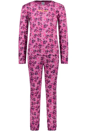 B.Nosy Meisjes pyjama Sabine Active Aqua Panter