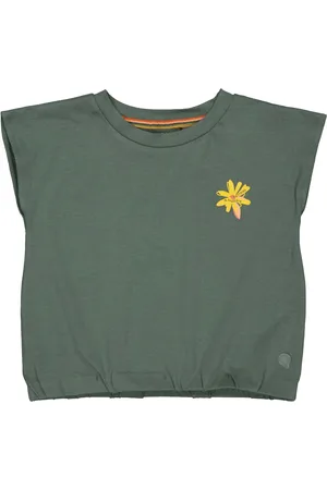 Quapi Meisjes crop top Beertje Dark