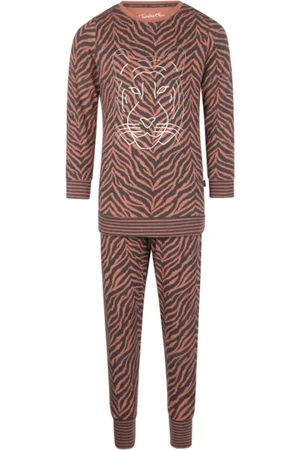 Charlie Choe Meisjes pyjama aop Tiger Terra