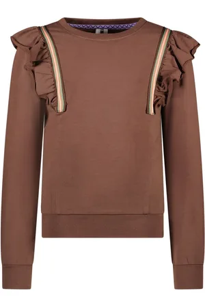 B.Nosy Meisjes sweater Babet Walnut