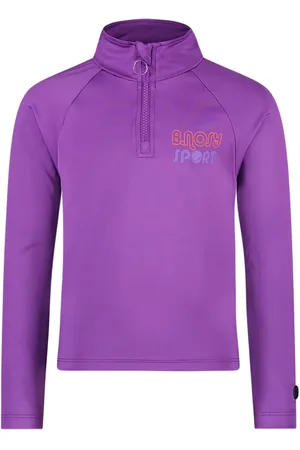 B.Nosy Meisjes shirt met rits B.Active Electric Grape