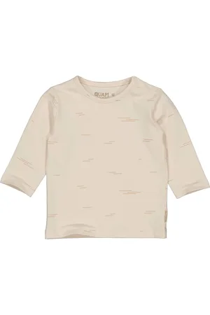 Quapi Newborn baby unisex shirt Rae aop Creme Stripe