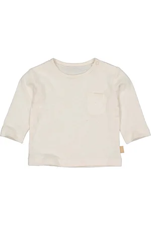 LEVV Newborn baby jongens shirt Fabio Creme