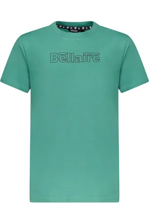 Bellaire Jongens t-shirt met basic logo Deep Sea