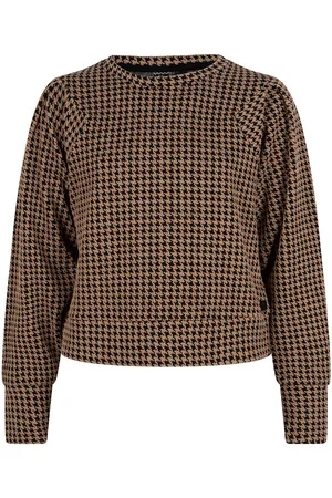 Indian Blue Jeans Indian Blue meiden sweater Check Almond