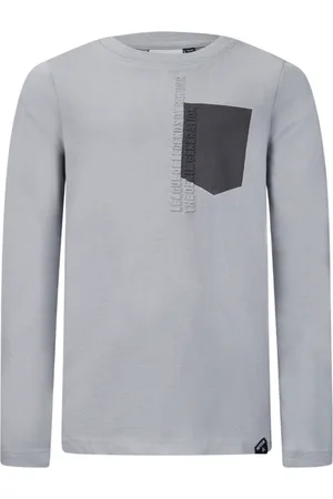 Retour Jongens shirt Brent Light Steel