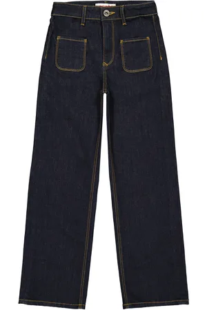 Vingino Meiden jeans Wide Leg Fit Cato Pocket Deep Dark