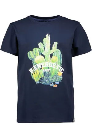 B.Nosy Jongens t-shirt photoprint Cactus Navy