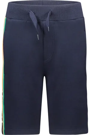 TYGO & vito Jongens korte joggingbroek met tape Navy